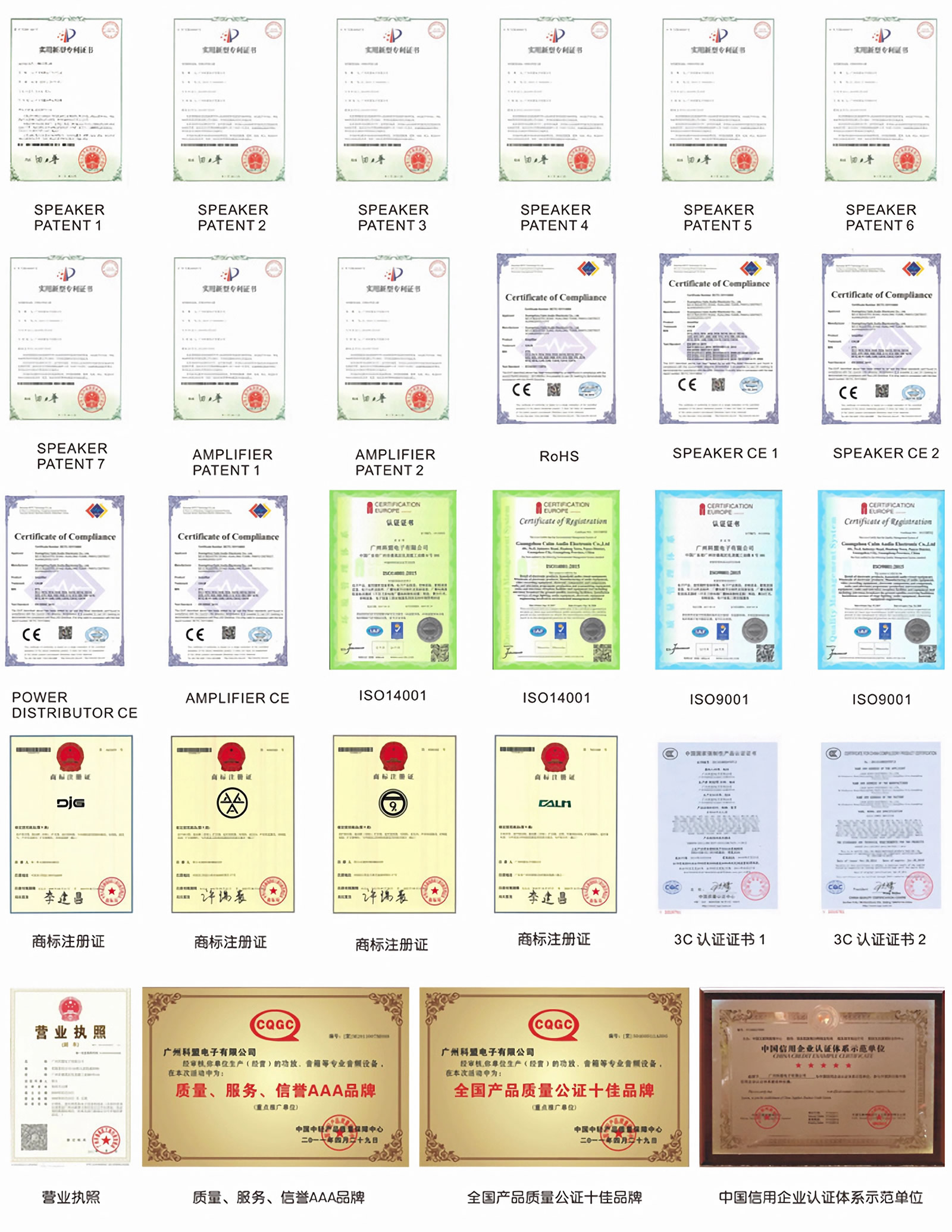 榮譽(yù)資質(zhì)